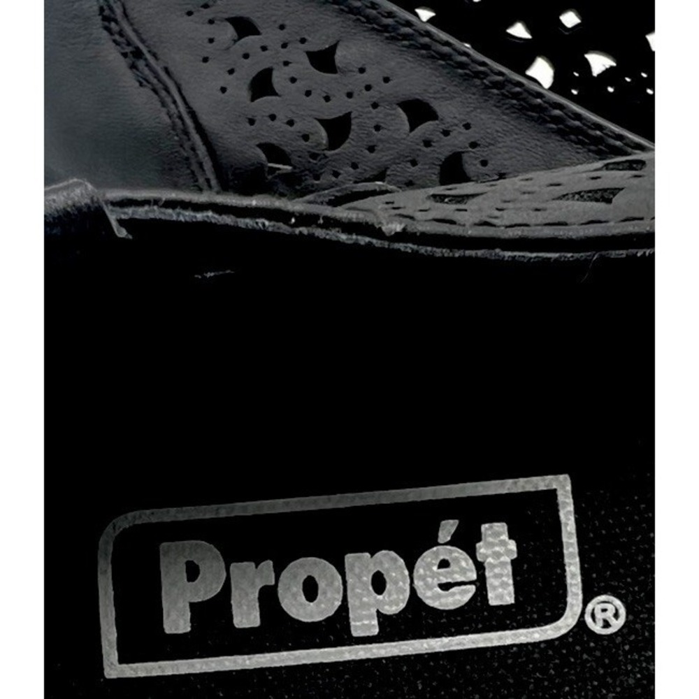Propet WCX064L Black Leather Perforated Loafers Womens Size 12 Wide D Slip On - Picture 6 of 7